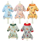 Зимняя мягкая хлопковая Пижама для собак, женская одежда, Маленькая женская одежда для чихуахуа, померанских теплых собак, женская одежда