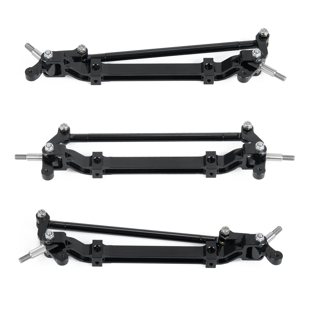 

1PCS RC Car Front Axle Steering Rod Link Pole Metal Replacement Parts for 1:14 Tamiya RC Tractor Truck Car