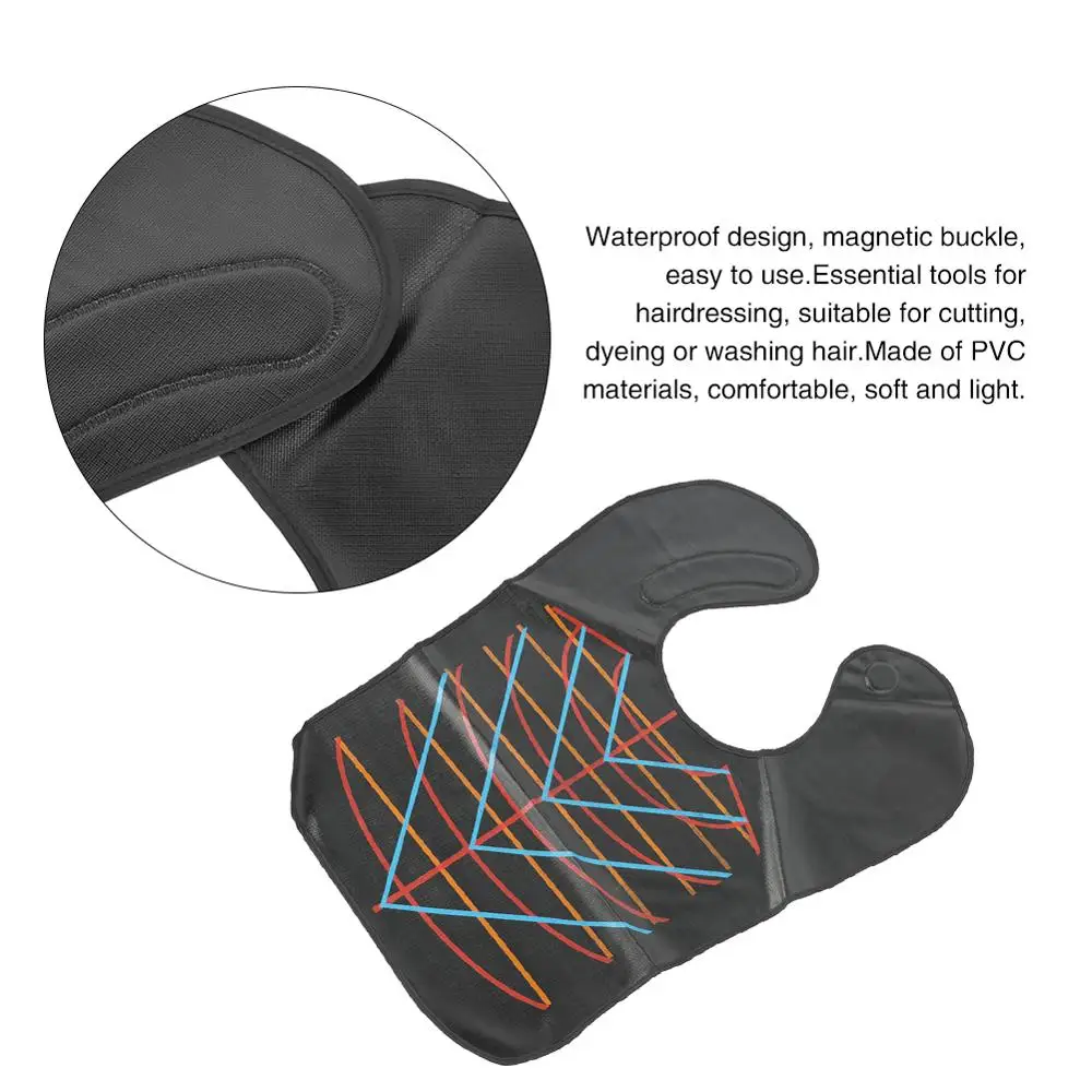 

Hairdressing VC Hair Dye Cape Extra Thick Waterproof Hair Perm Apron Styling Magnet Locking Collar Cover Gown Tattoo Accessories