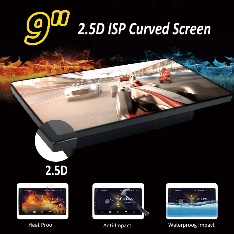 Мультимедийная Автомагнитола 9 'ɽSP Android 10 для Ford Ranger 2011-2015 GPS-навигатор