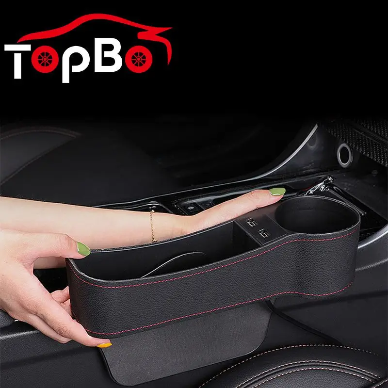 Автомобильный органайзер для сиденья автомобиля из искусственной кожи с