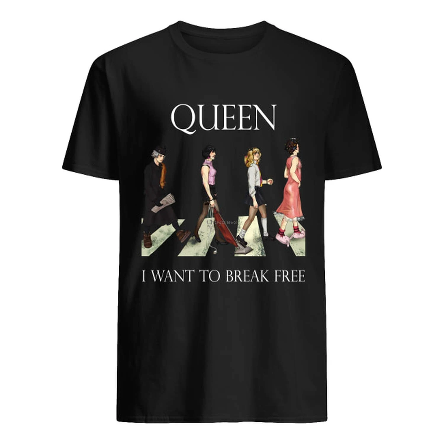 Queen I Want to Break Free - Camiseta con capucolor Black |