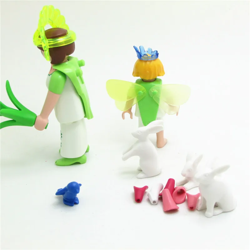 Немецкие виниловые куклы Playmobil из аниме лошади единорог мультфильм фигурки