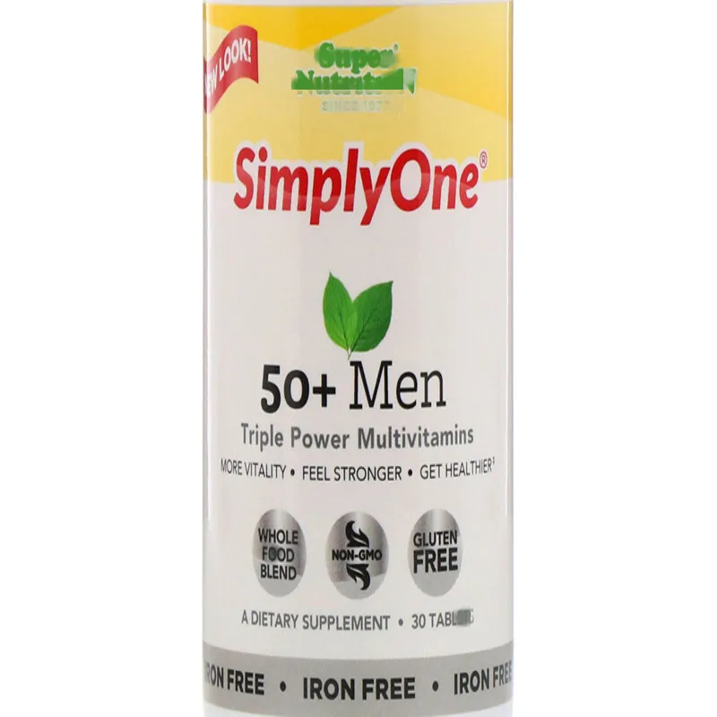

SimplyOne ,Suitable for 50 + men, triple multi effect vitamin, 30 tab
