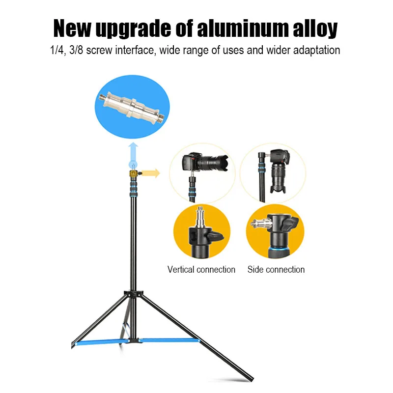 3.1M Aluminum Alloy Photography Camera Stand Outdoor Camping Photography Video Led Fill Light Stand Bracket Holder Accessories enlarge