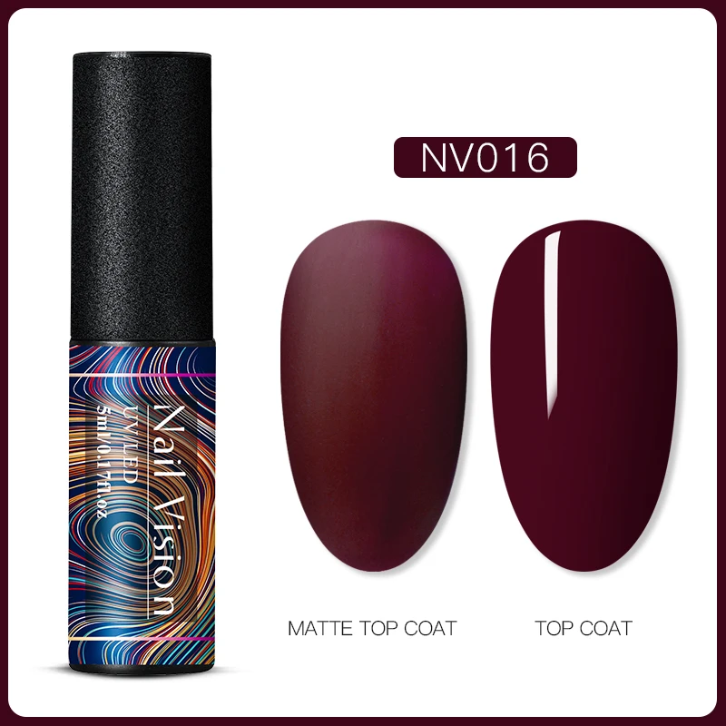 Nail Vision матовый цвет УФ-гель для ногтей 5 мл чистый цвет матовое покрытие требуется Сделай Сам Маникюр замочить от ногтей гель лак - Цвет: HHS06611