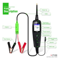 original p100 release power probe circuit tester electrical system diagnostics tool powerscan pt 100 pk vsp200