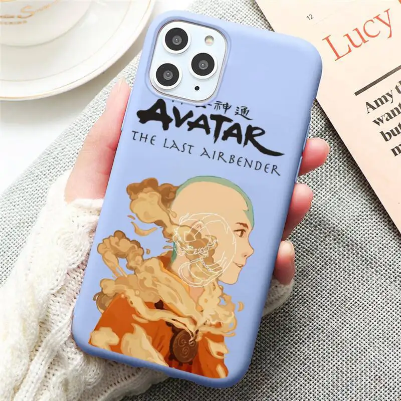 Аватар Легенда Об Аанге Чехол для мобильного телефона iPhone 12 11 Pro Max X XR XS 8 7 6s Plus