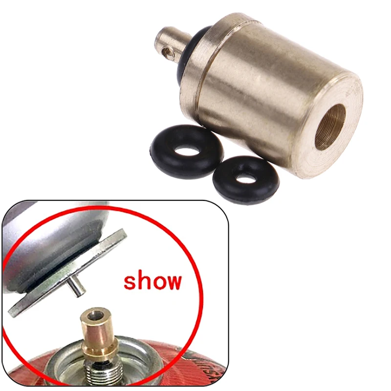 

Cylinder Filling Butane Canister Gas Refill Adapter Copper Outdoor Camping Stove