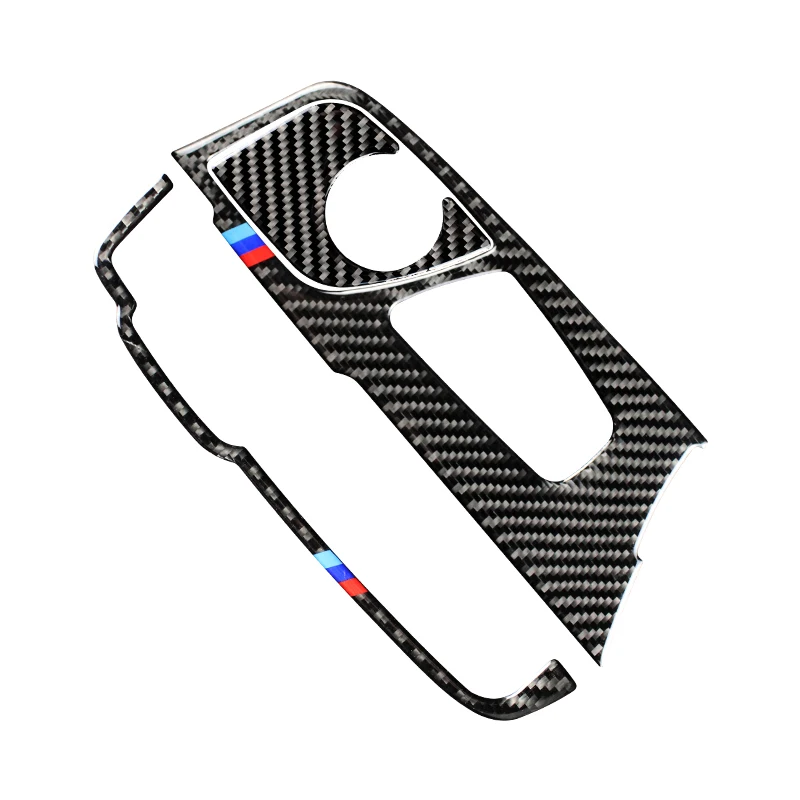 

For BMW 5 Series G30 Carbon Fiber Car Center Control Gear Shift Panel Decorative Sticker Interior Trim LHD RHD Accessories