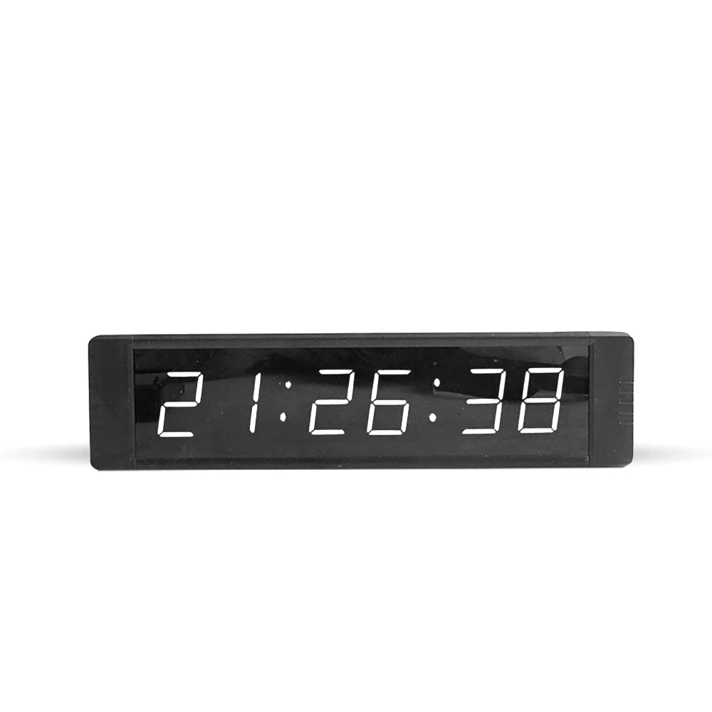 Multi-colored Digital LED Wall Clock Big Stopwatch Gym Countdown Timing Clock School Factory Workshop Watch