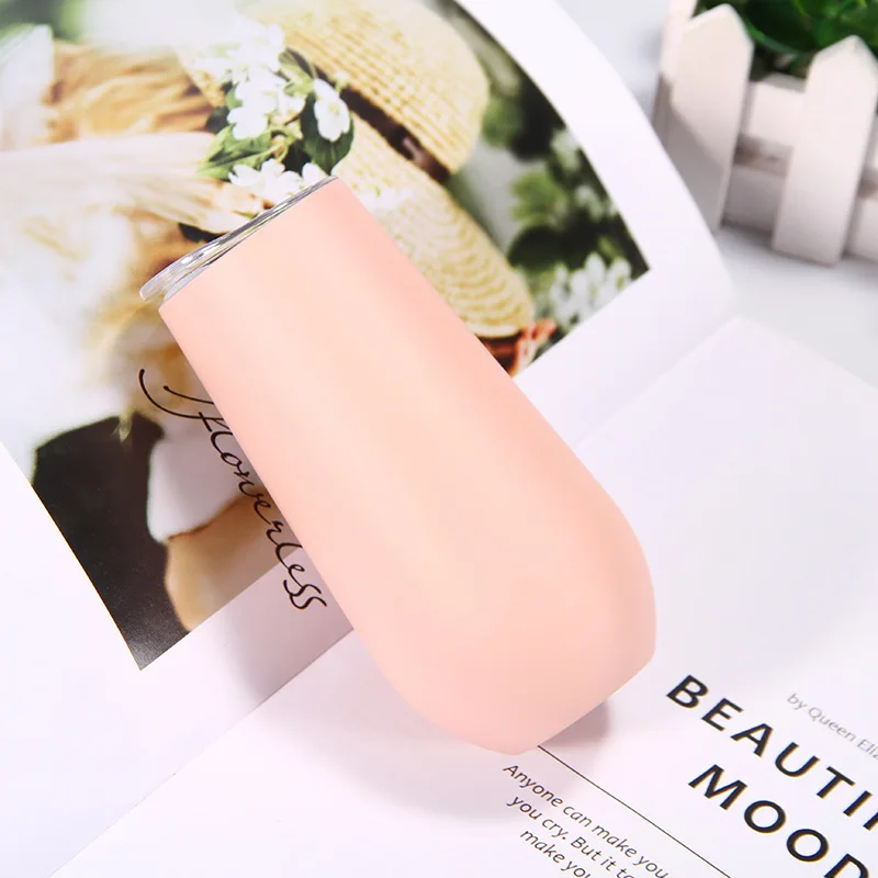 100 шт./лот 6 унций бокал для вина шампань пиво с крышками без стакана флейта