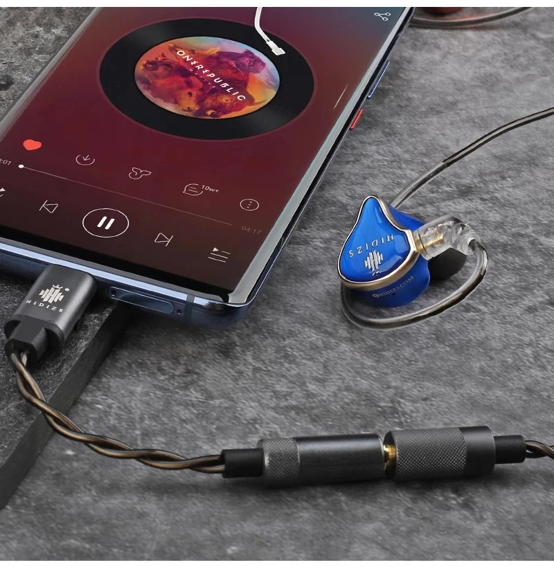 HIDIZS S3(Sonata III) HiFi аудио тип-c DAC кабель конвертер USB DAC до 3,5 мм усилитель для наушников адаптер для Android телефона ПК