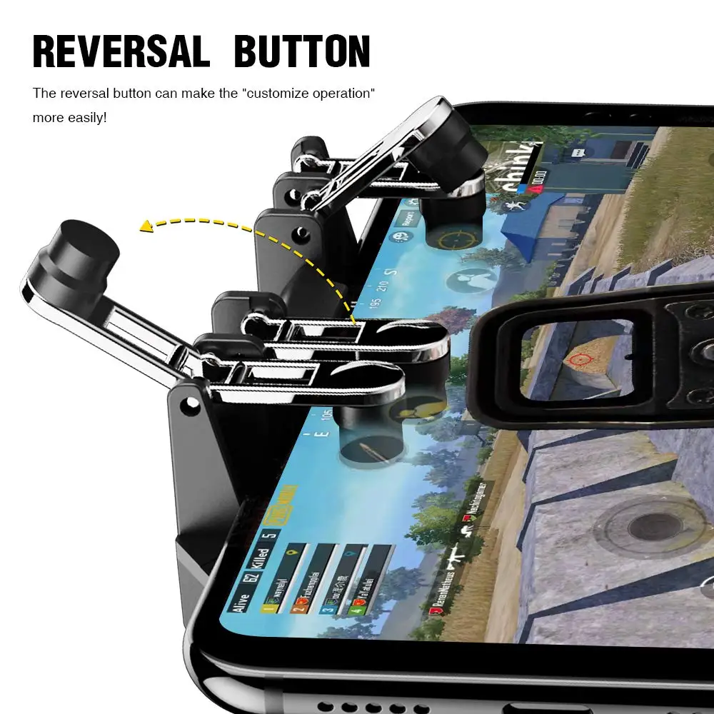 Геймпад Pubg контроллер мобильный свободный Android джойстик/качество 6 пальцев игровой коврик контроллер игровые плееры для Iphone Xiaomi