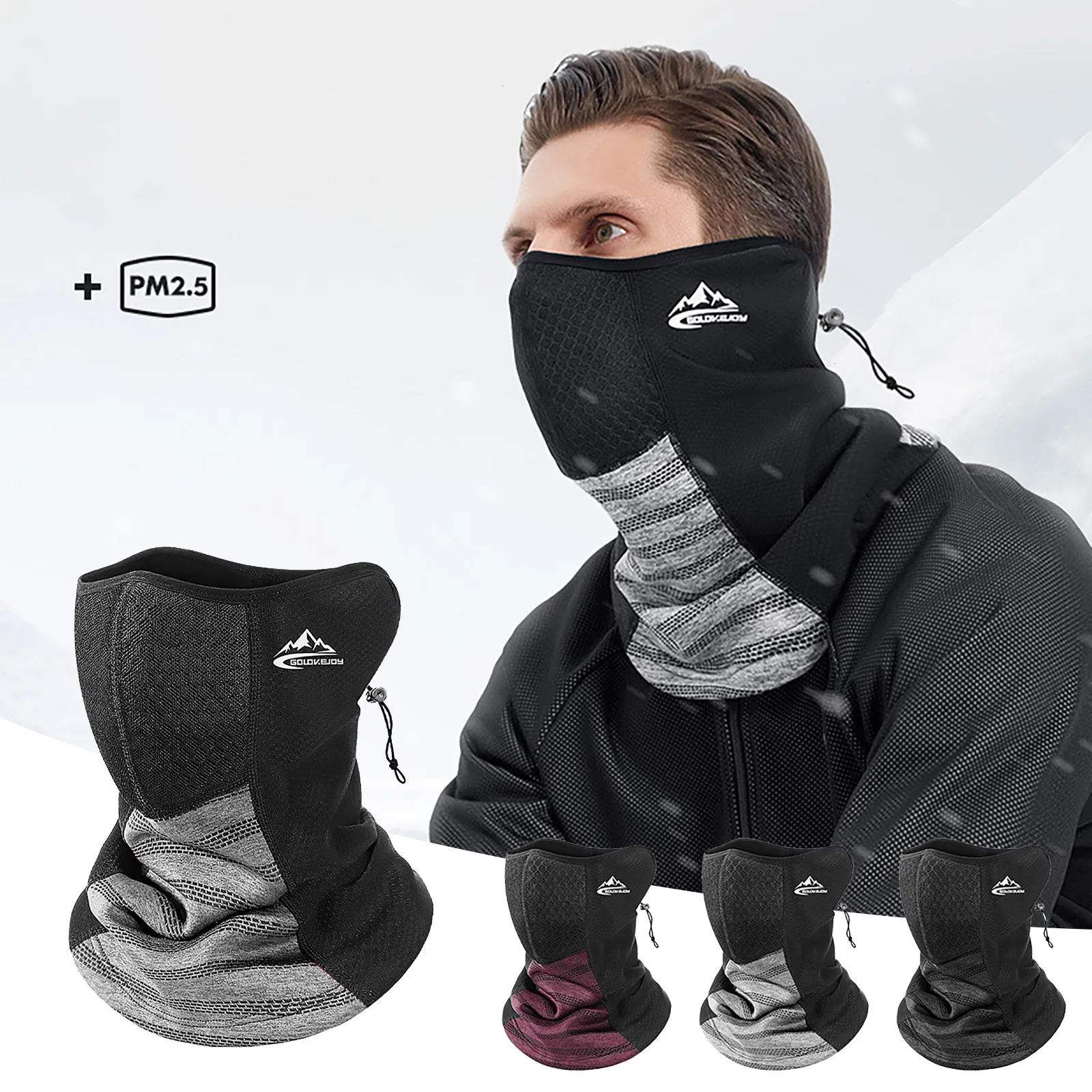 Теплая маска для мотоцикла унисекс шеи сноуборда и езды на велосипеде шарф