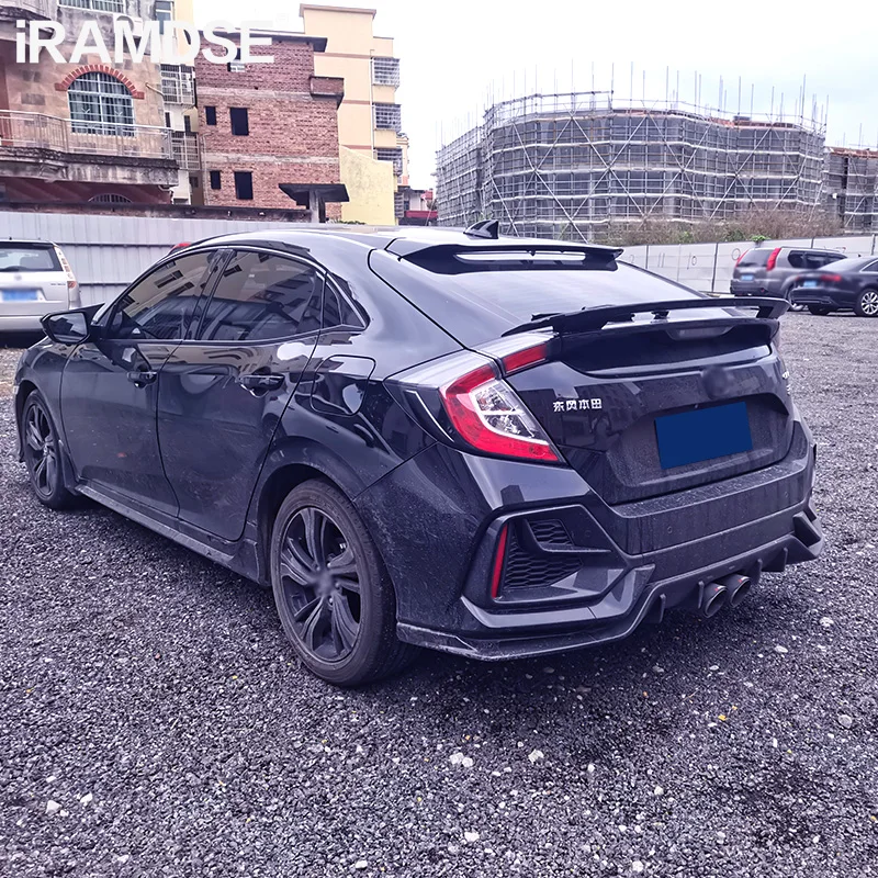 Спойлер из углеродного пластика Тип MT заднее крыло автомобиля ABS материала