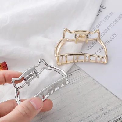 Металл заколки для волос зажим аксессуар Для женщин минималистский изящный