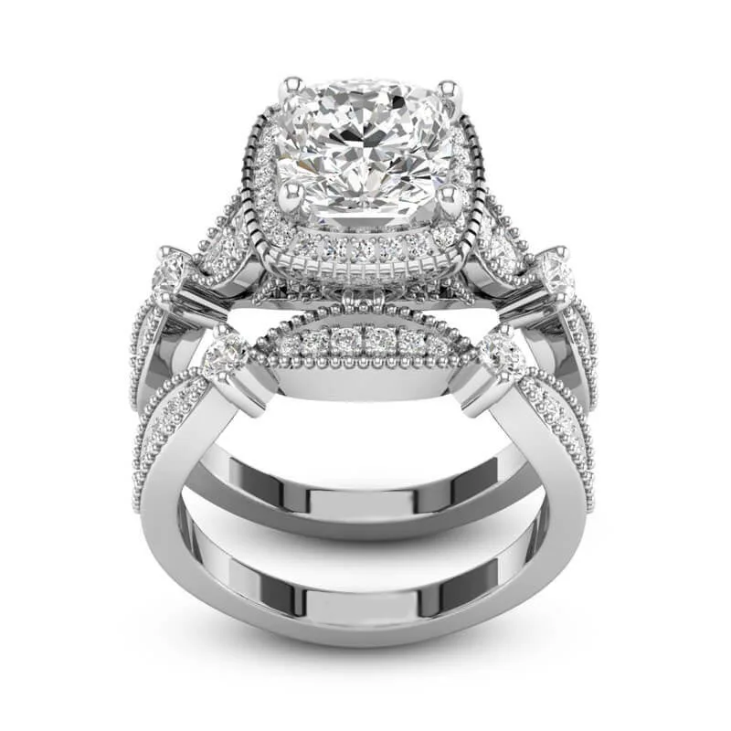 Блестящее Австралийское Кристальное кольцо в виде цветка ювелирное изделие