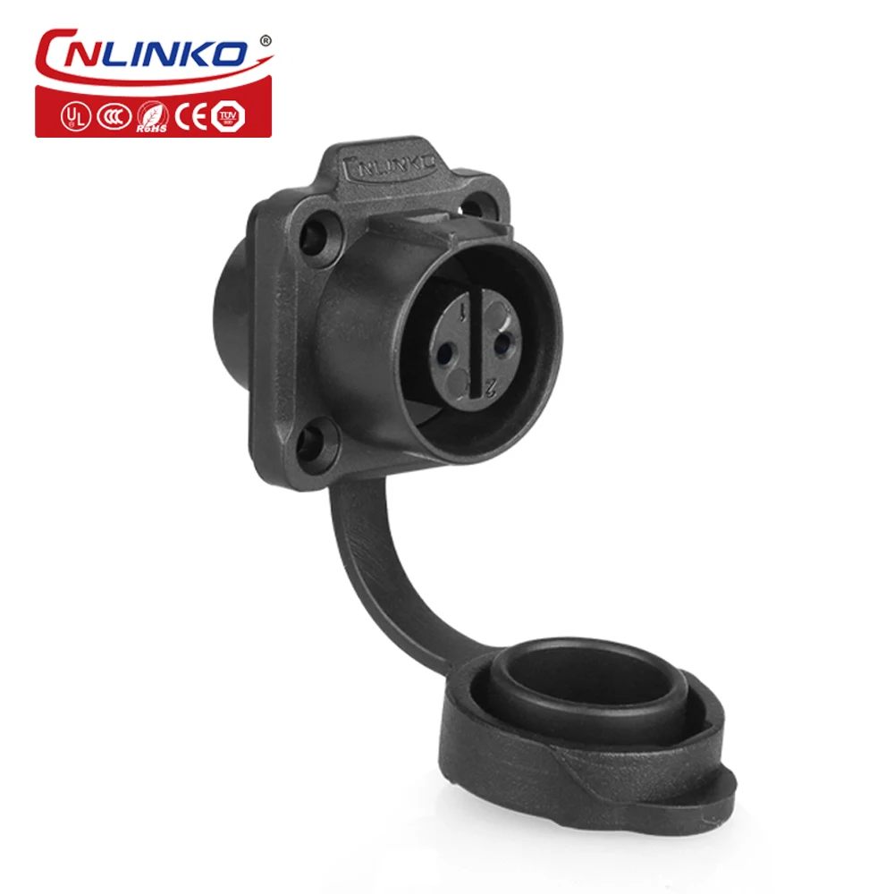 Cnlinko 18AWG 5A 250V 2 Pin M12 вилка электрический провод водонепроницаемый IP67 разъем