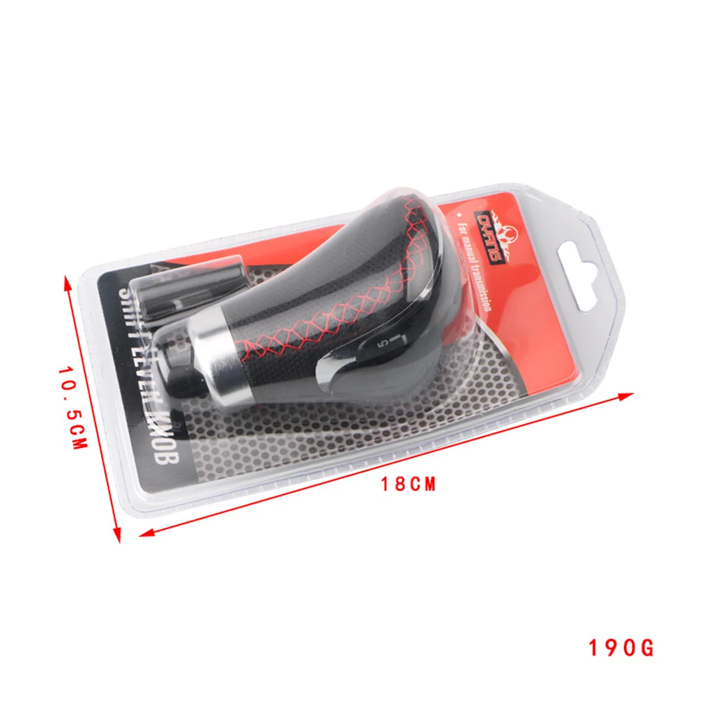 Серебристо-черная ручка переключения передач 5 6 скоростей для Ford Focus 2 MK2 FL MK3 MK4 MK7