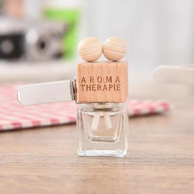 

1pc Air Freshener Hanging Glass Bottle Car Accessories Auto Perfume Diffuser Bottle For Essential Oils Fragrance Ornament