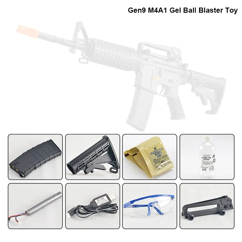 Jinming Gen9 M4A1 Электрический гелевый шар бластер водяной пулемет маг-фed игрушка для