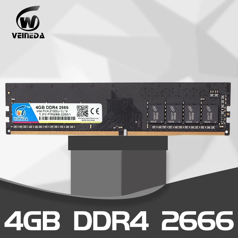 ОЗУ для ПК veмультяшная ddr4 4 ГБ 8 2133 2400 2666 МГц 1 2 в двухканальная материнская плата ddr