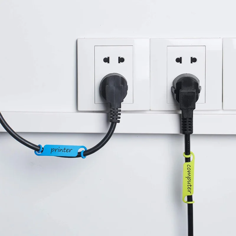 Акция! 50 шт. волоконно оптический кабель теги управления многоцветный этикетки