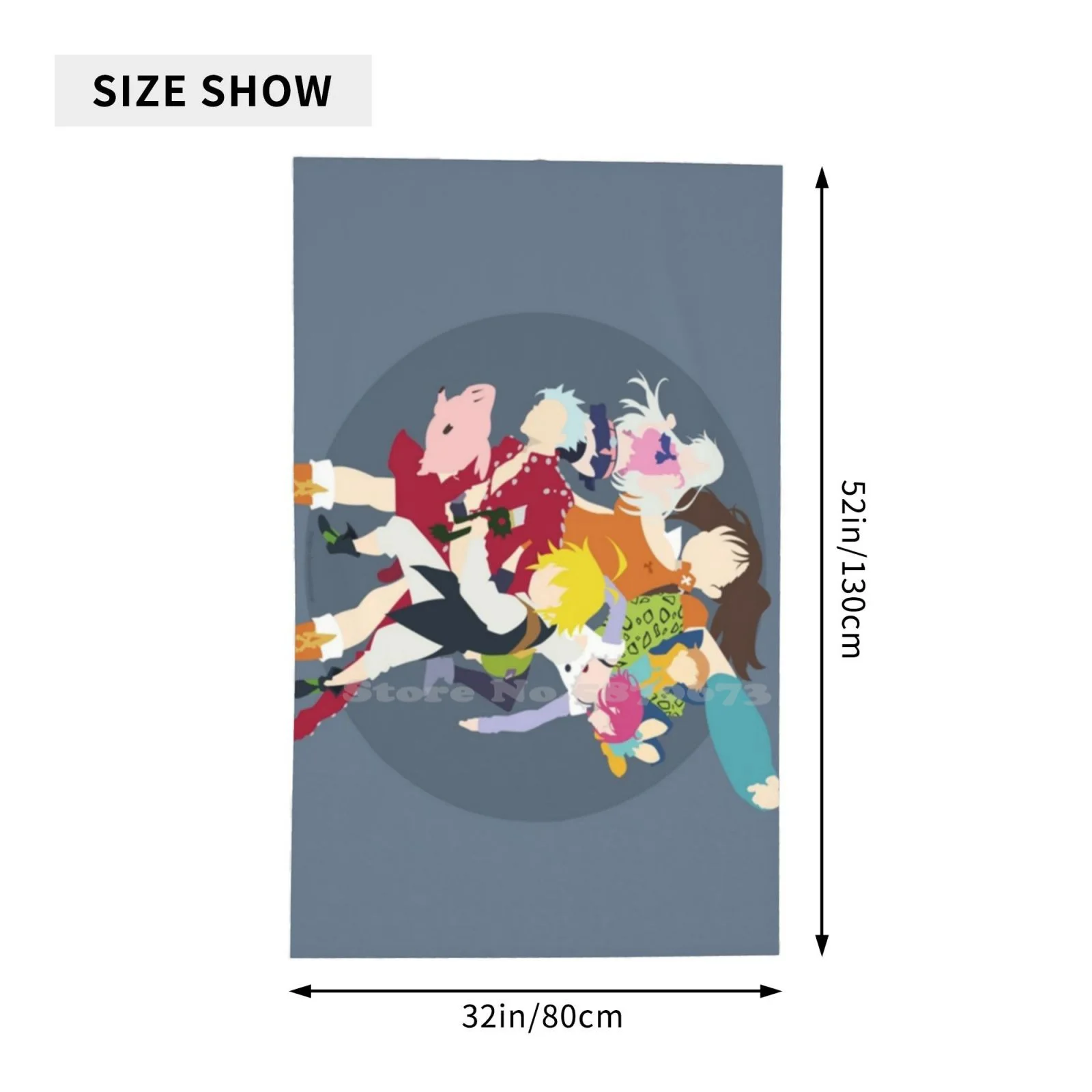 Семь смертных грехов напечатана на одежде мужские смертные грехи Nanatsu No Taizai Аниме