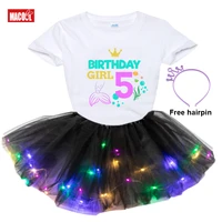 5rd birthday tutu outfit birthday shirt toddler baby dress girls tutu rainbow birthday outfit tutu set girls clothes party set
