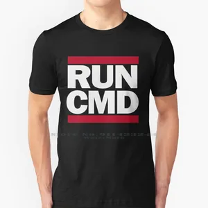 Run Cmd T Shirt Cotton 6XL Geek Cmd I T It Crowd Parody Funny Hip Hop Rap Theory Siliocn Valley Mr Robot Command Prompt Coding
