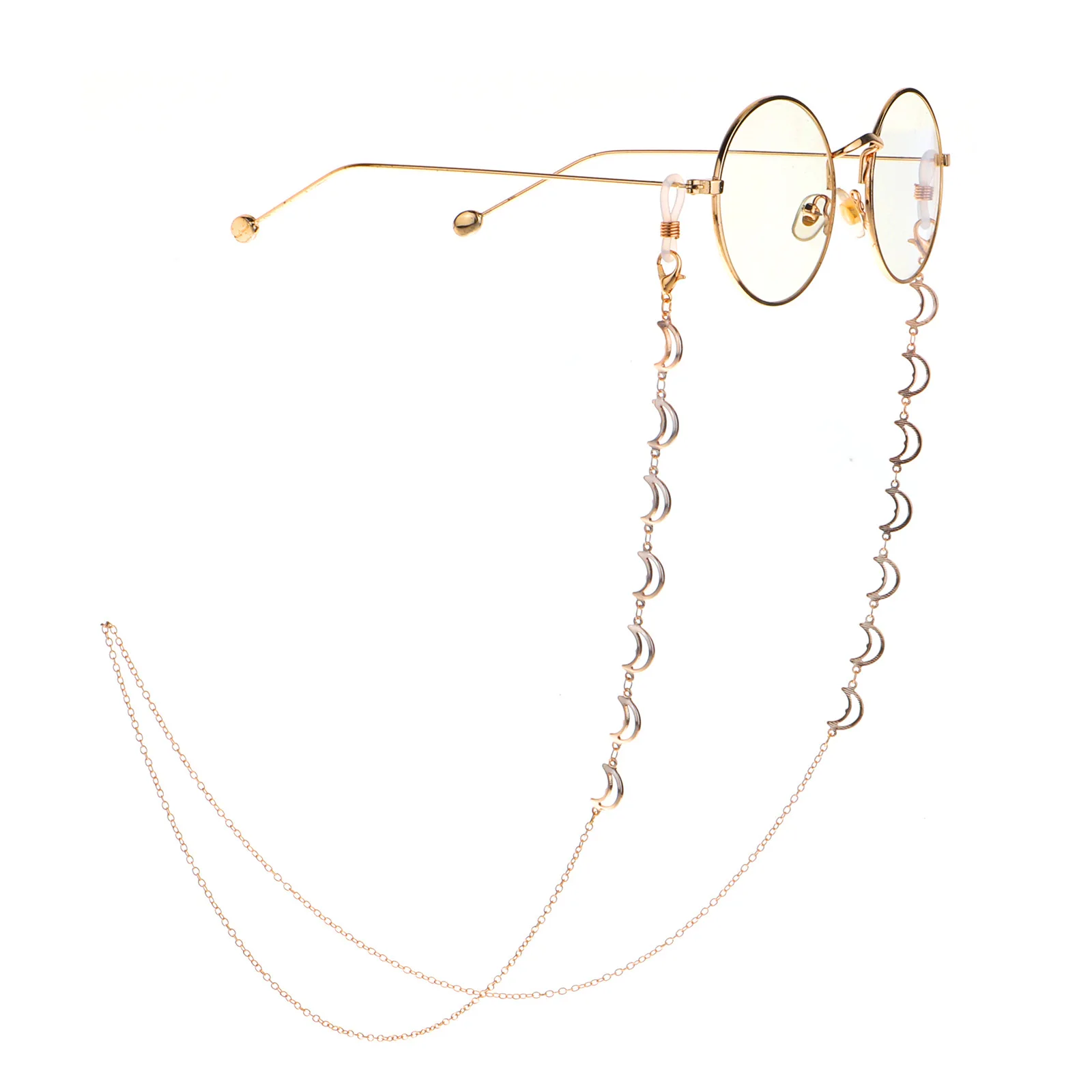 

Hot Fashion simple handmade color-preserving Copper Moon chain glasses chain