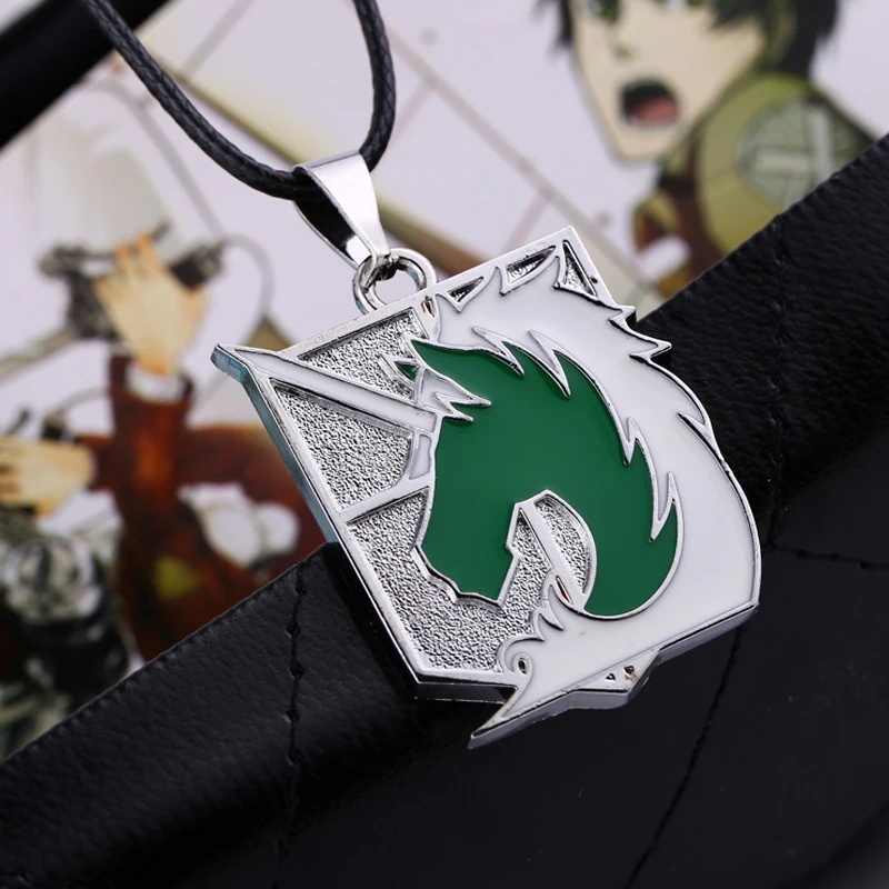 Ожерелье с кулоном Крылья свободы из сплава для мужчин новинка 2020|attack on titan