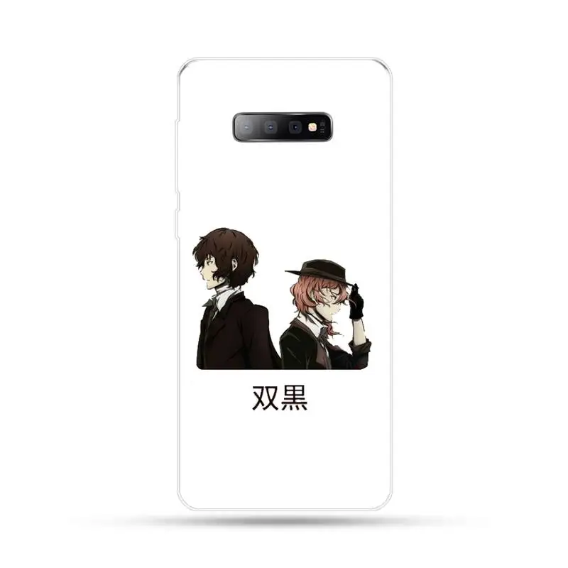 

Japan anime Bungo Stray Dogs Phone Case For Samsung Galaxy S5 S6 S7 S8 S9 S10 S10e S20 edge plus lite cover funda shell