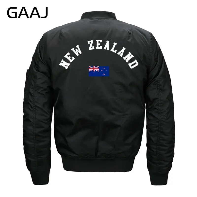 

GAAJ Print New Zealand Flag Jackets Men Militar Warm Jacket Windbreaker Military Style Fleece Fashion 6XL 7XL 8XL Print Winter B