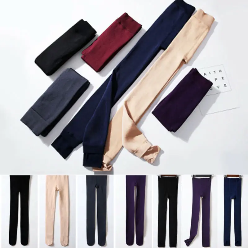 Модные Женские однотонные зимние теплые плотные флисовые Эластичные