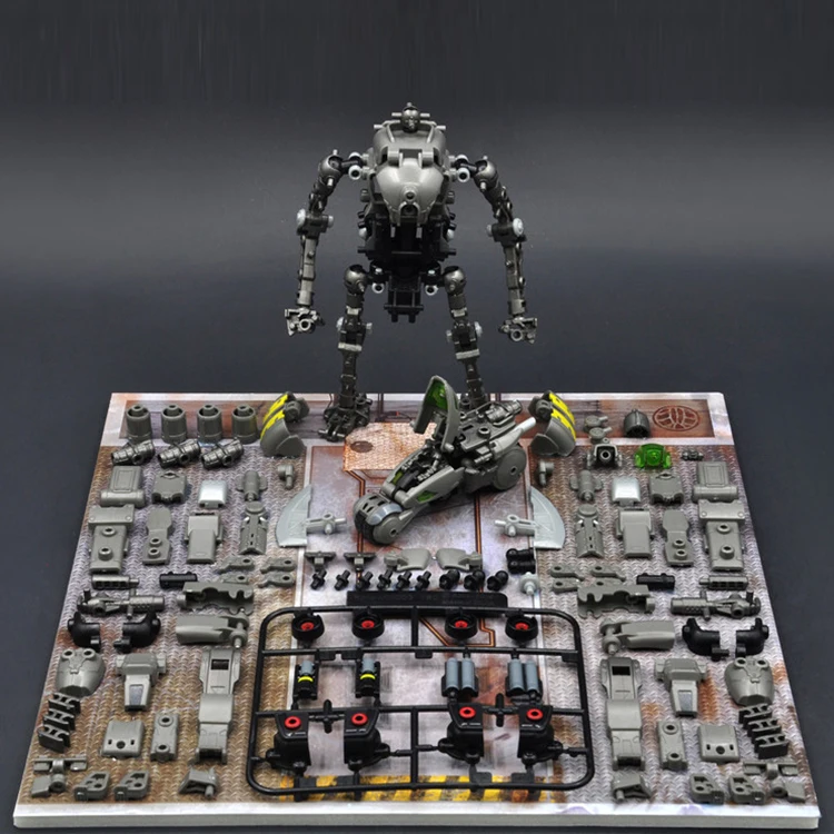 RIHIO деформационная игрушка для сборки King Infinity MM002 Mech power одежда для защиты+ инженерный Набор ПВХ экшн-игрушки