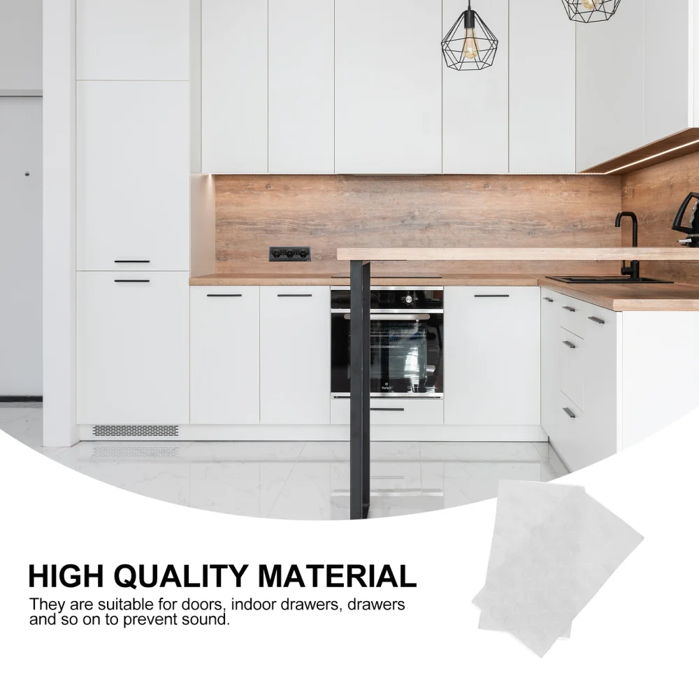 

1 Set 160Pcs Silicone Cabinet Drawer Door Cushions Anti-scratch Door Bumpers