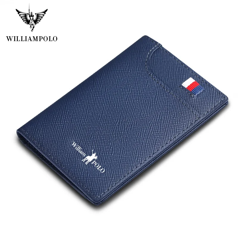 Новый 2020 мужские Тонкий кошелек для кредитных карт бумажник двойного сложения