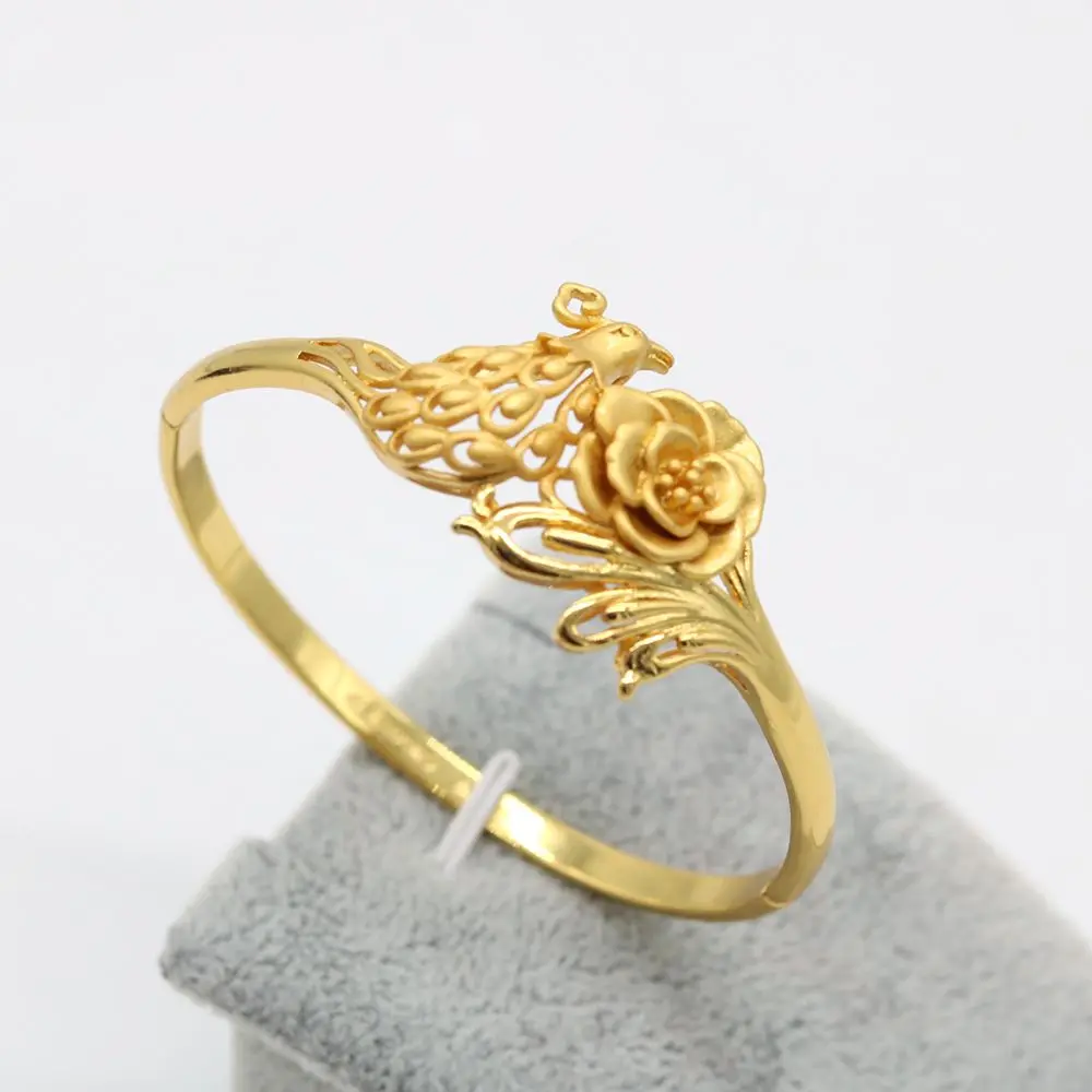 Дизайнерский браслет в виде цветка Феникса для свадебной вечеринки из желтого