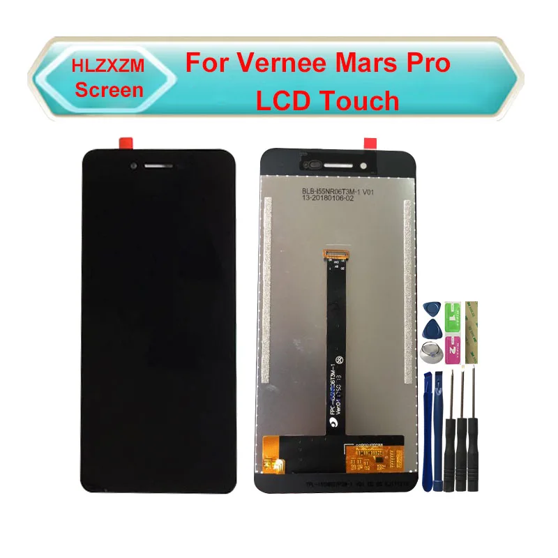 ЖК дисплей Vernee Mars Pro + кодирующий преобразователь сенсорного экрана в сборе