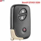 KEYECU дистанционный смарт ключ-брелок, 3 кнопки, 314,3 МГц315 МГц433 МГц для Lexus RX350 RX450H FCCID: HYQ14ACX, идентификатор платы: 271451-5290