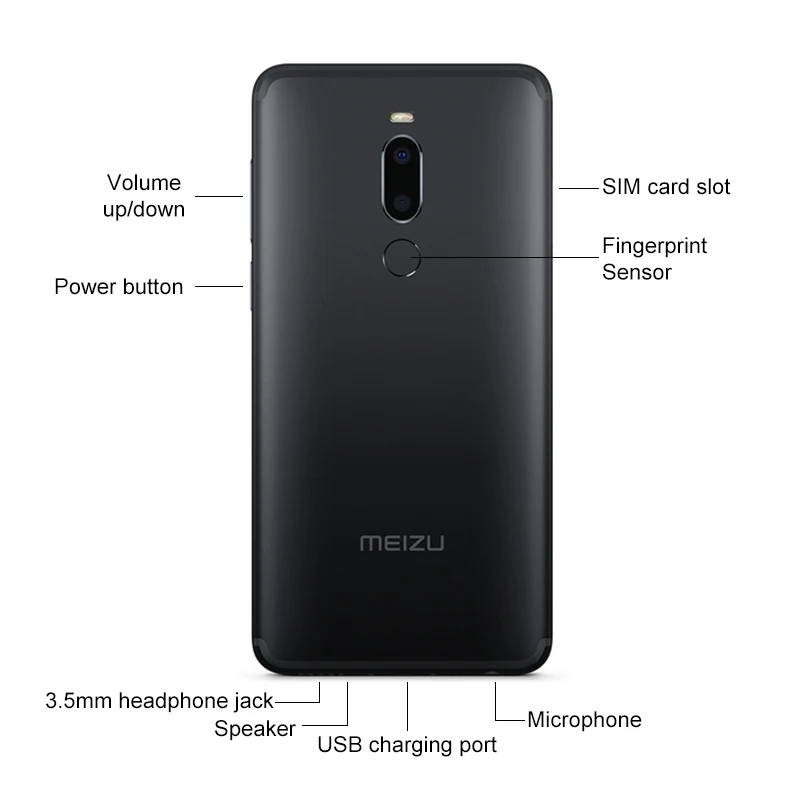 Meizu V8 смартфон с восьмиядерным процессором Helio P22 ОЗУ 4 Гб ПЗУ 64 ГБ 12 Мп + 5 МП |