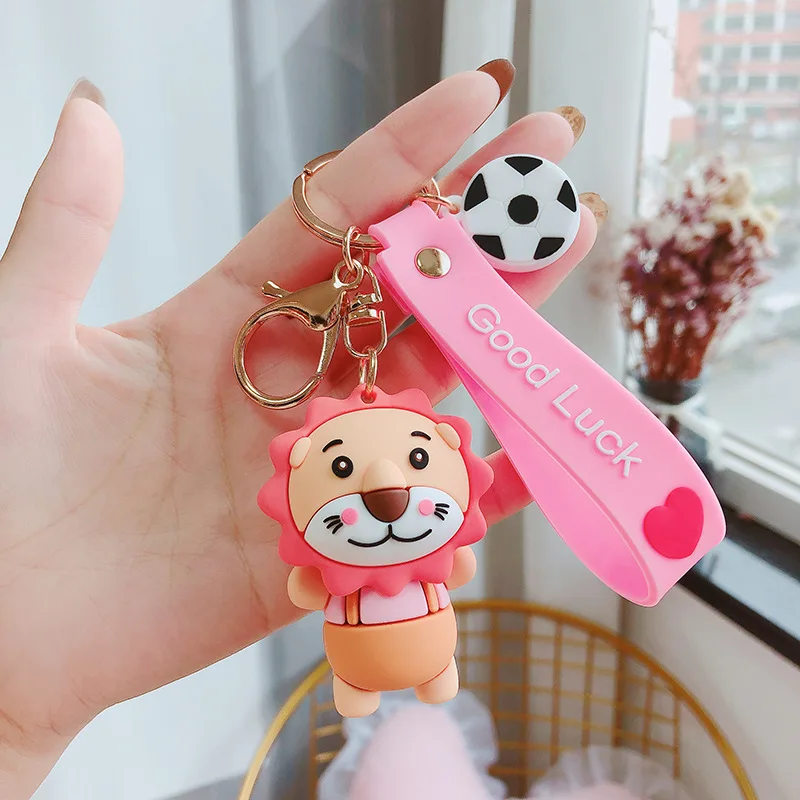 Милый брелок со львом кукла креативный мультяшный китайский дракон сумка кулон