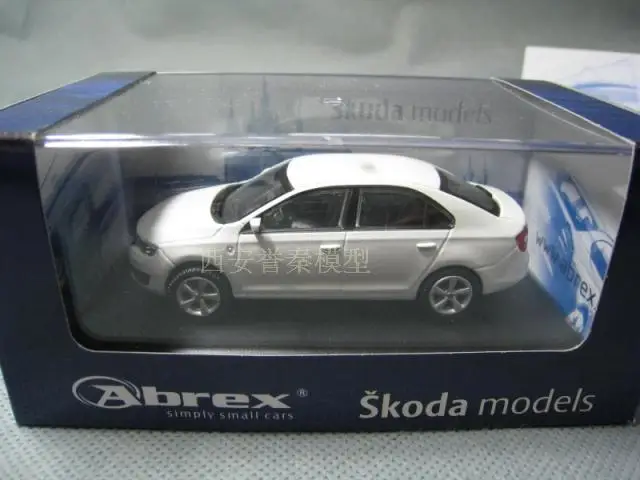 ABREX 1/43 масштаб SKODA RAPLD литой металлический автомобиль модель игрушки для коллекции, подарок, дети