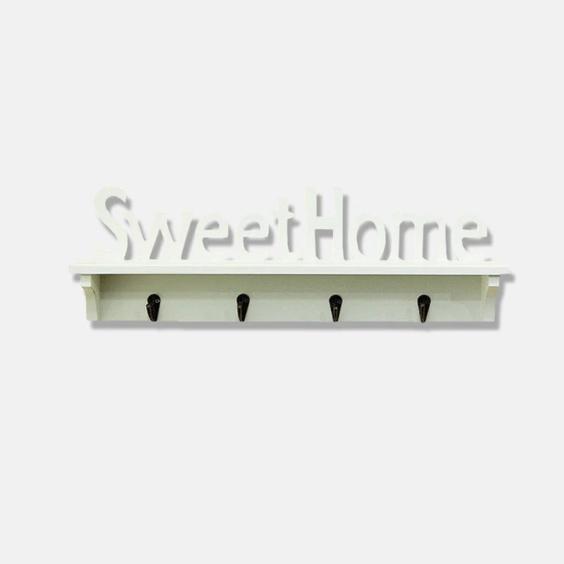 

Household Supplies Coat Wall Hook Hat Key Bag Clothes Hanger Storage Rack Home Wall Hook Door Holder Shelf Bedroom Decoration