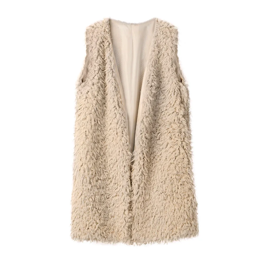 Женская теплая куртка из искусственного меха однотонная мягкая удобная