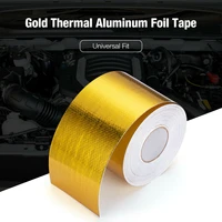 1 roll 10mx5cm car reflective heat barrier adhesive tape heat shield wrap tape air intake heat insulating glue %e2%80%8baccessories