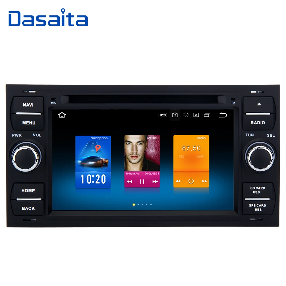 Автомобильный DVD плеер Dasaita мультимедийный на Android 8 0 с 7 &quotэкраном для Ford Focus 2 Mondeo