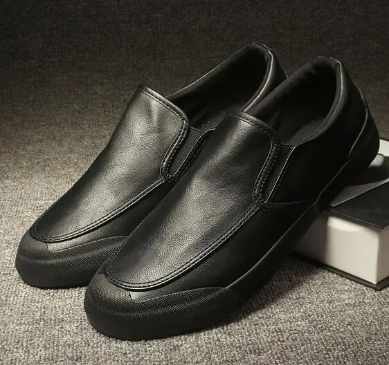 

Nice Spring New Style Fashion Men Pu Leather slip-on Casual Shoes Trend Shoes Loafers Flats